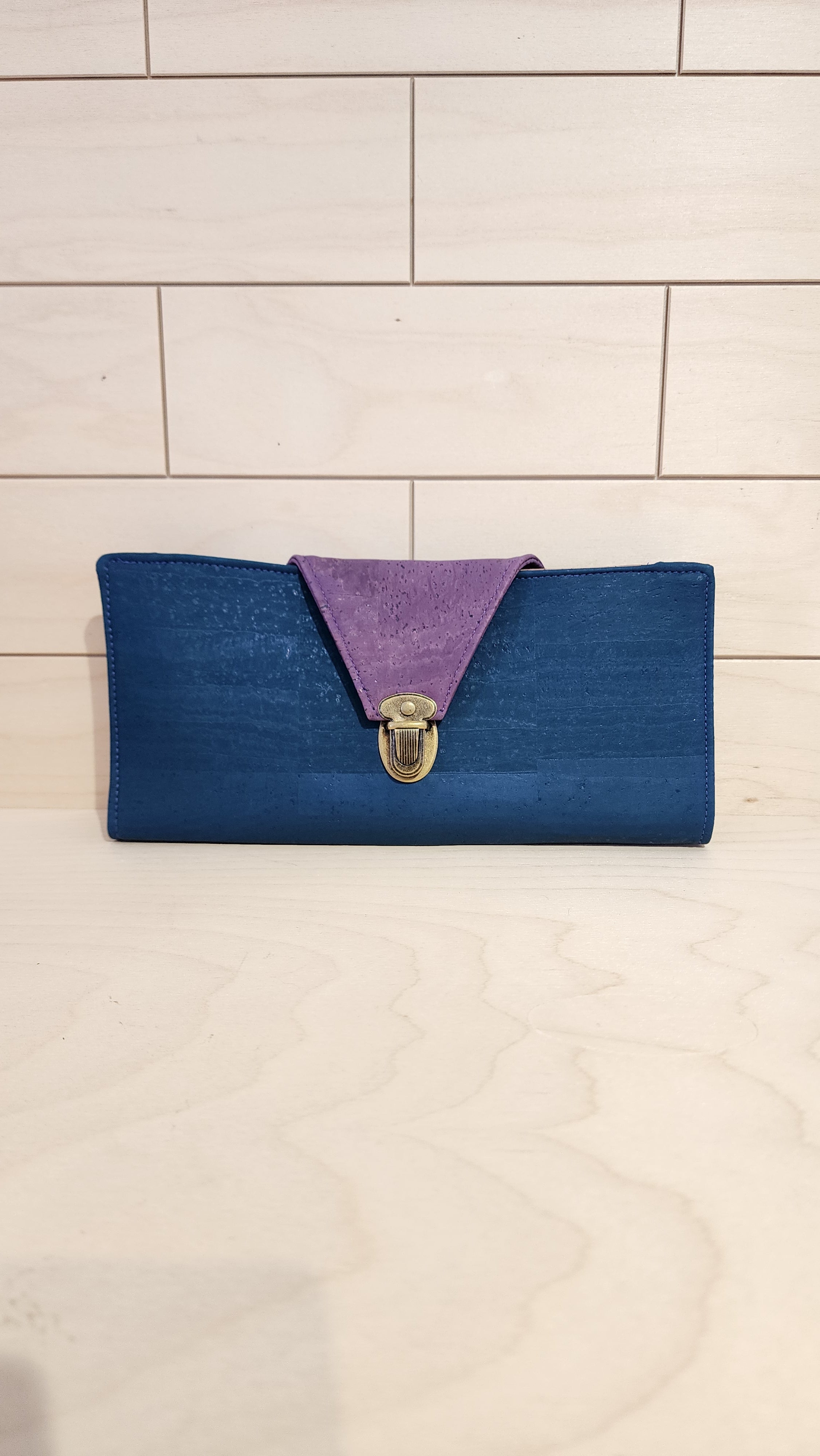 Portefeuille Okaassan en liège fait main au Québec