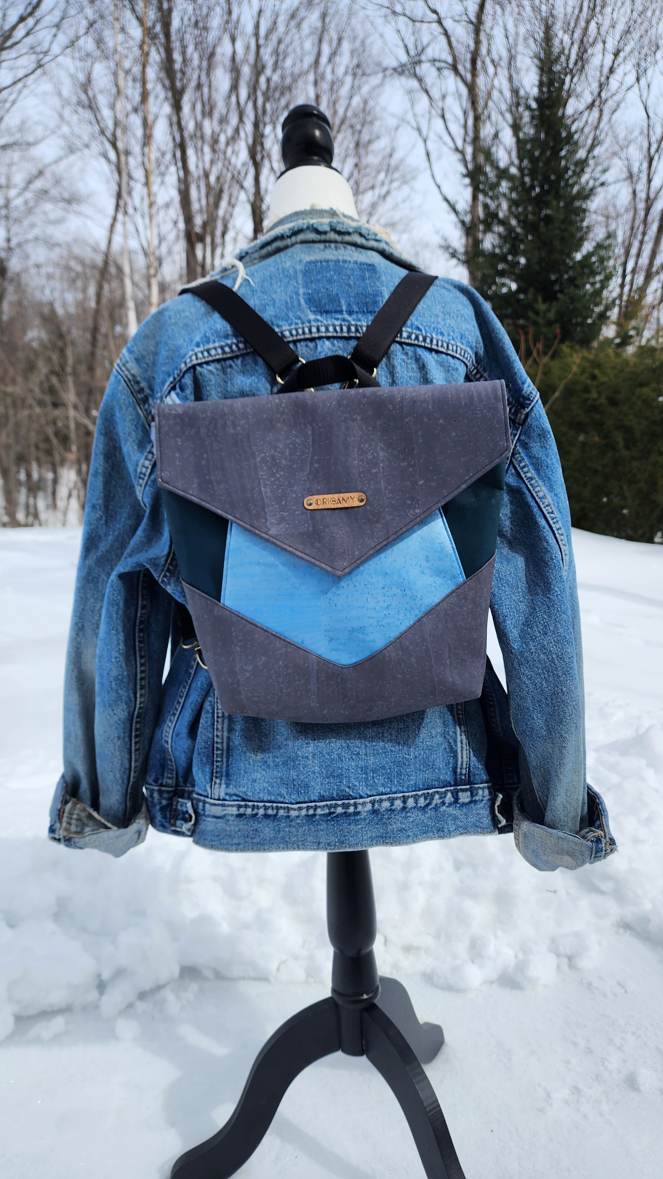 Sac Rubie – sac à dos en liège chic et coloré, fait main au Québec